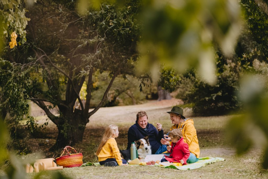 Family Picnic at Malmsbury Botanic Gardens