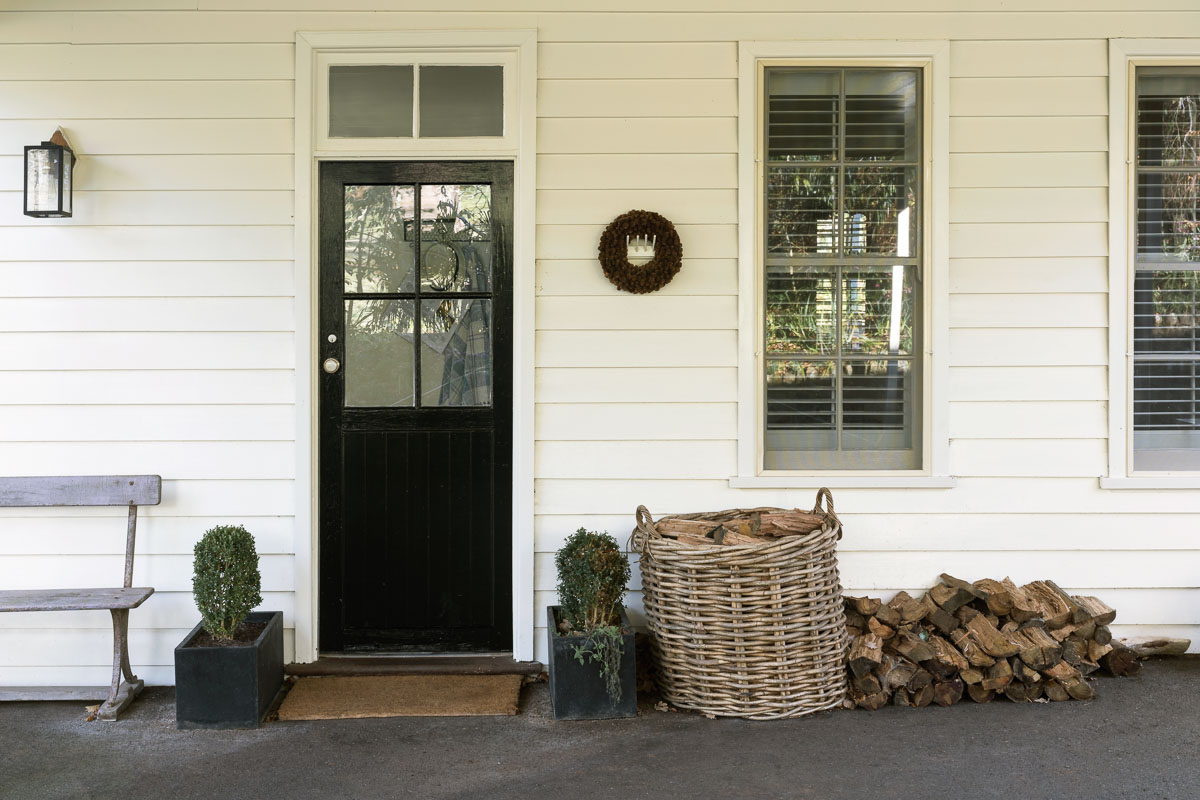 Entrance to Cameron Lodge Cottage in Mount Macedon