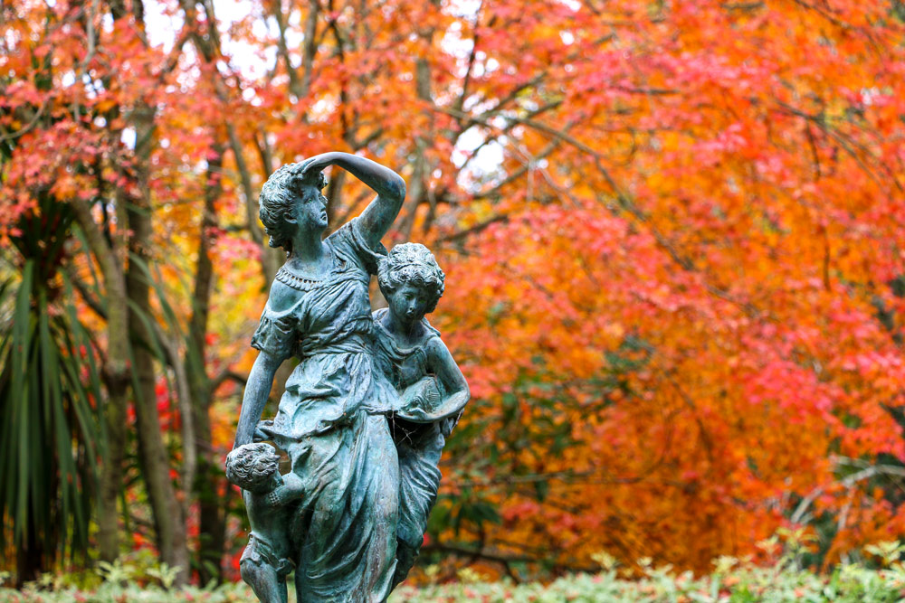 Sculpture Forest Glade Gardens Autumn