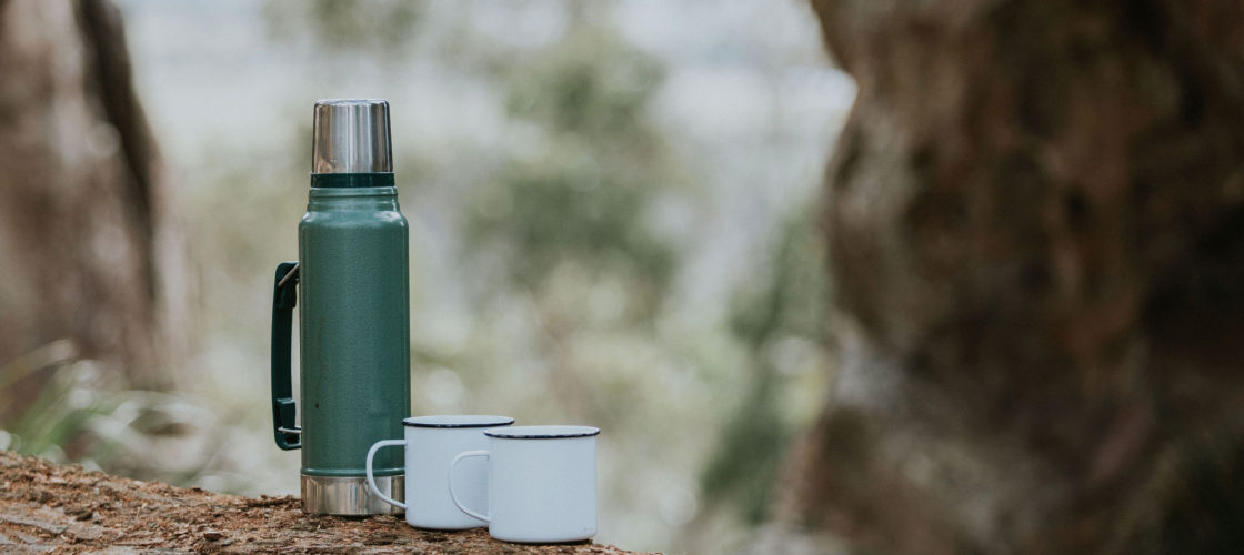 outdoors flask mug