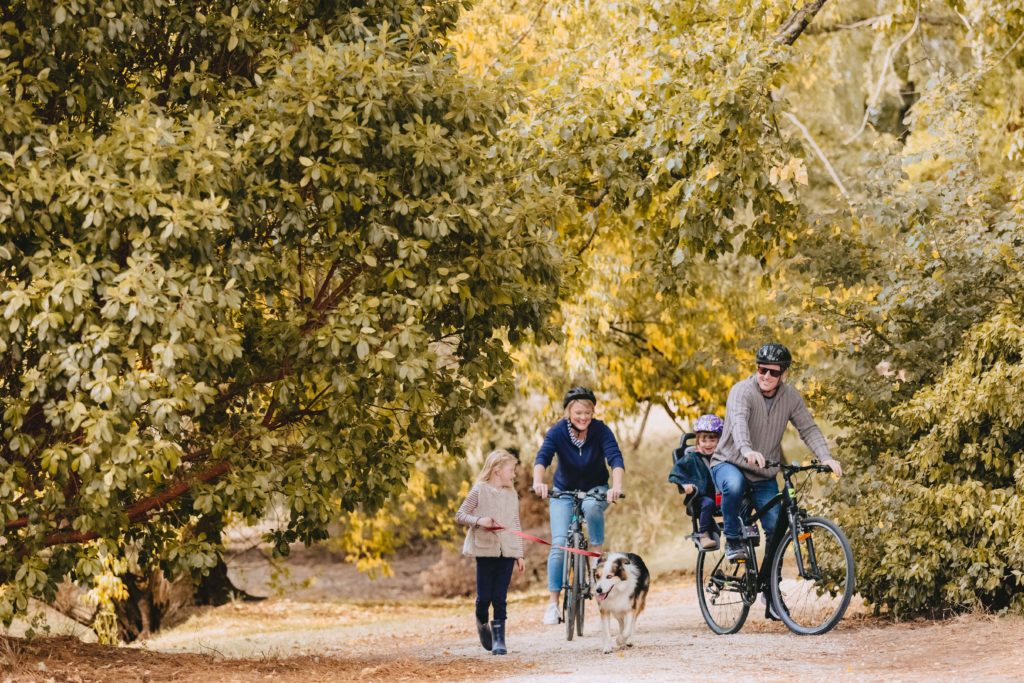 bike riding macedon ranges families