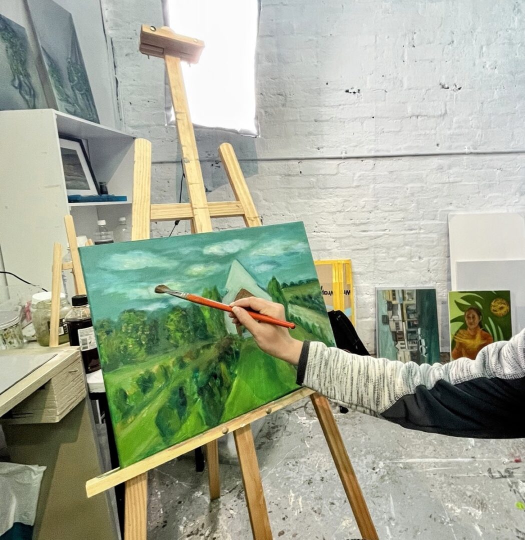 Acrylic Landscape Painting Visit Macedon Ranges